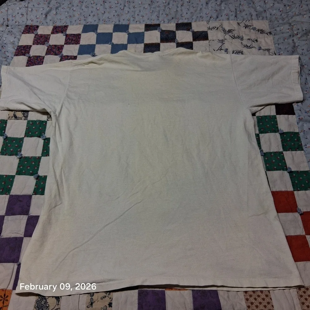 Vintage Y2K Nike T Shirt Size XL White‎ Distressed Single Stitch